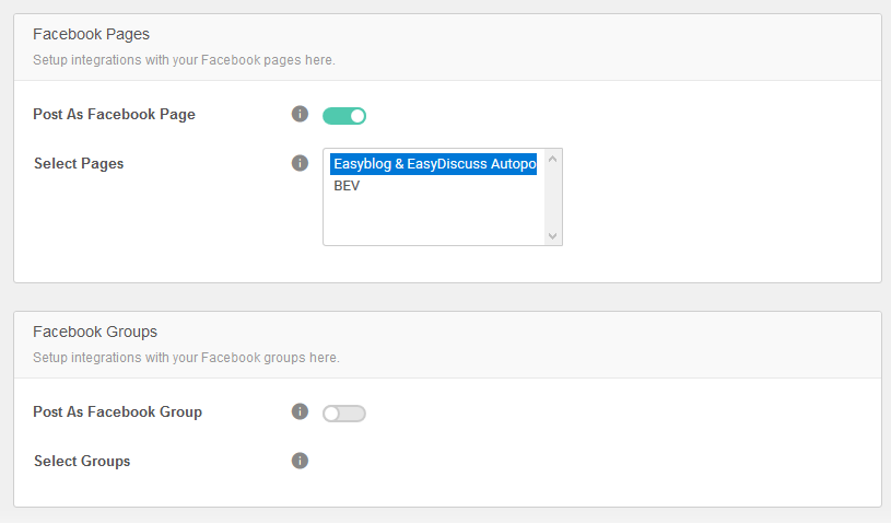 Facebook Autopost