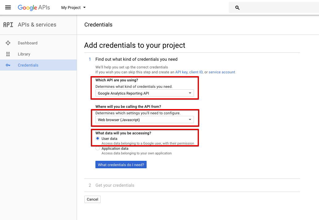 Google Analytics Reporting API