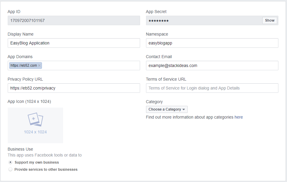 Facebook App