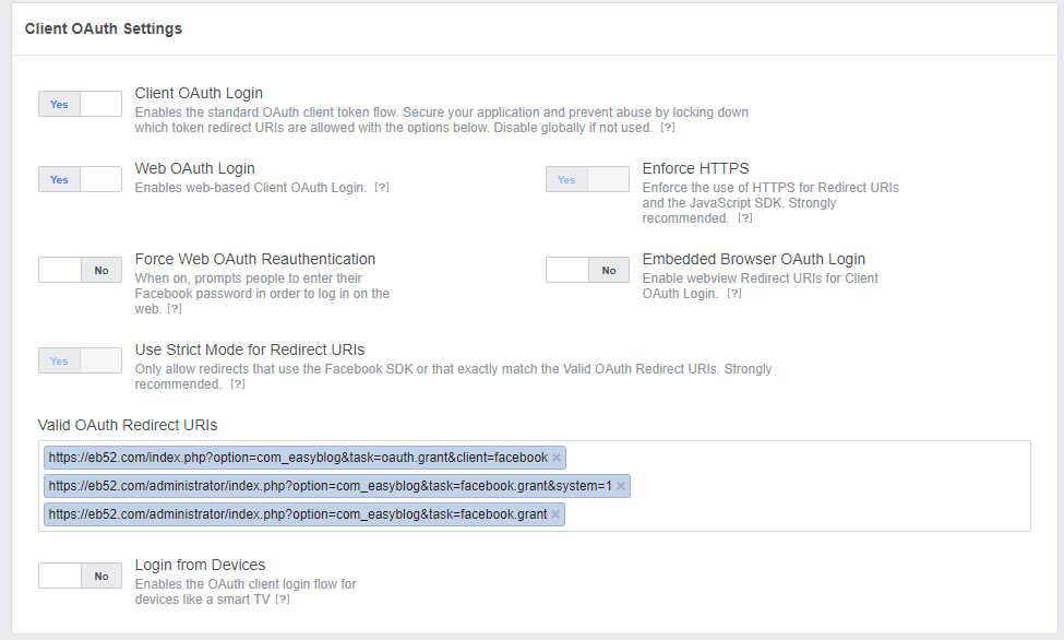 Facebook App