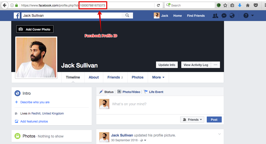 Facebook Profile ID