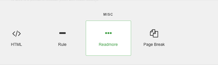 Add Readmore Block