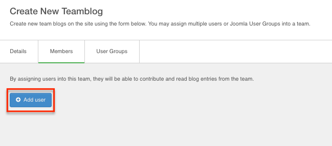 Adding Team Members