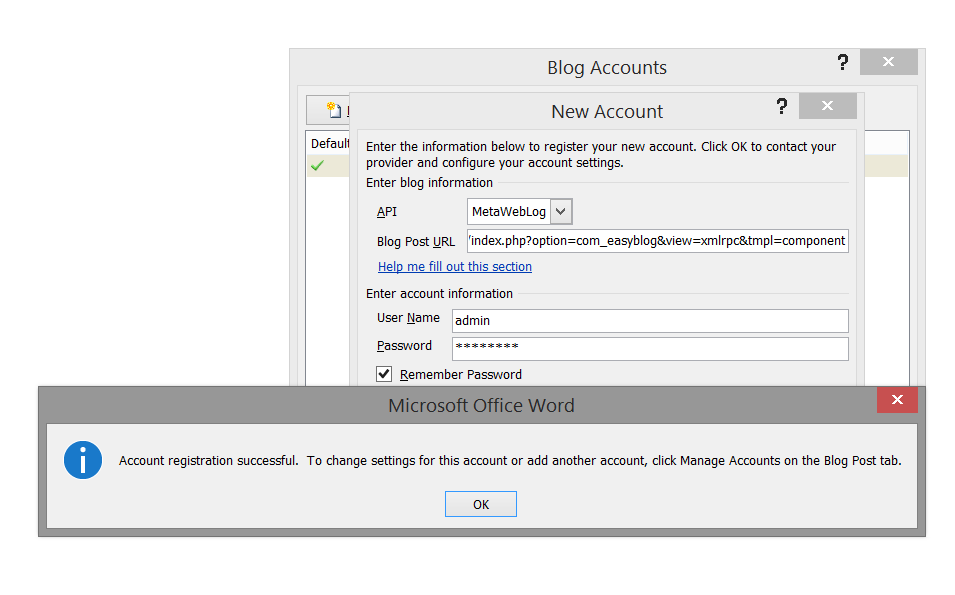 Microsoft Word Remote Publishing