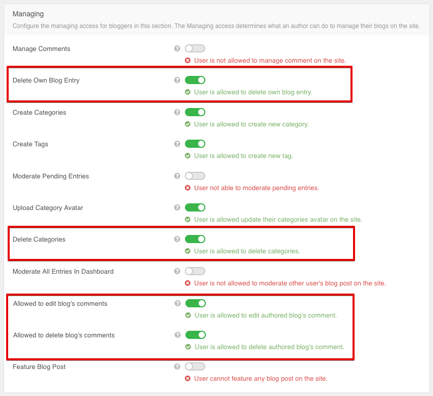 GDPR ACL Configuration