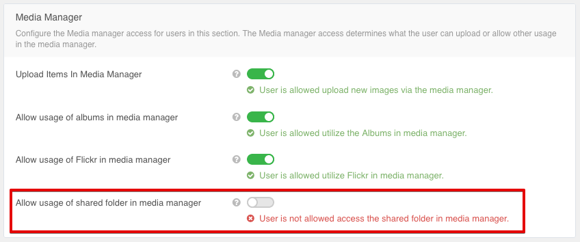 GDPR ACL Configuration