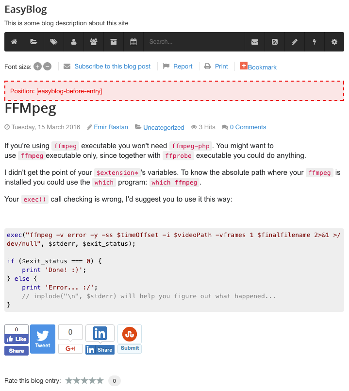 Setting Custom Joomla Module Position