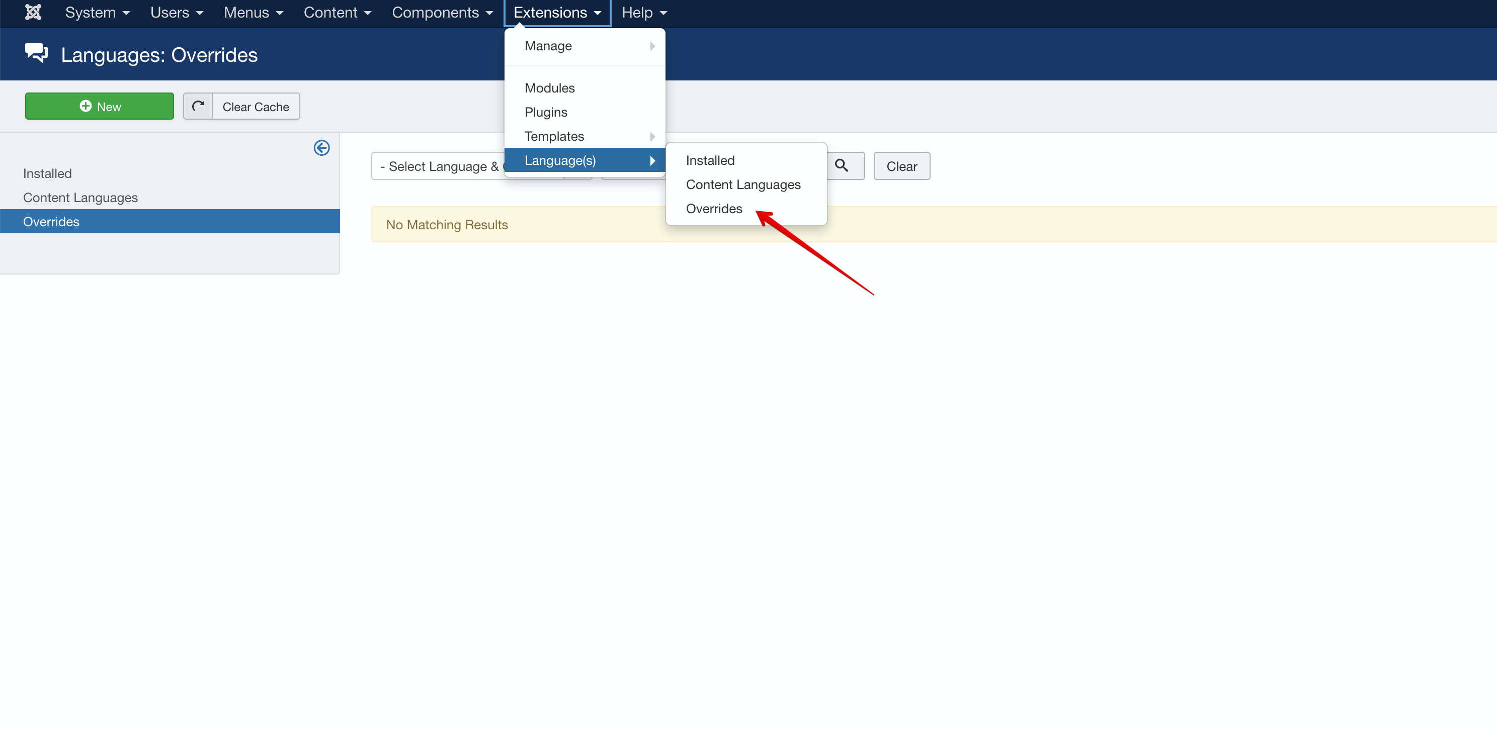 Joomla! Language Override