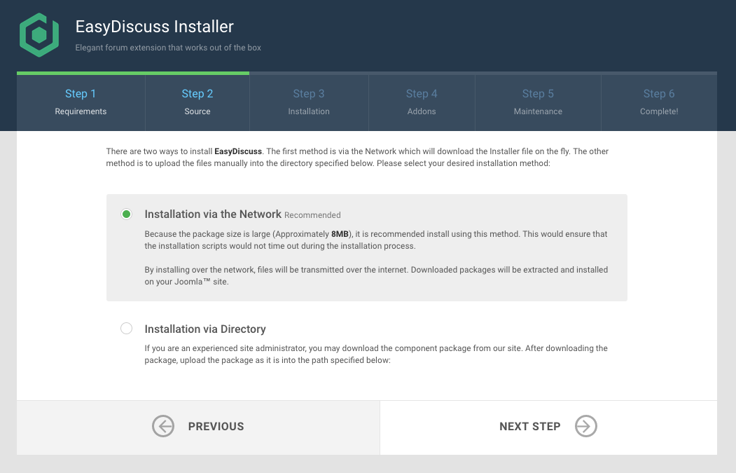 Installing EasyDiscuss