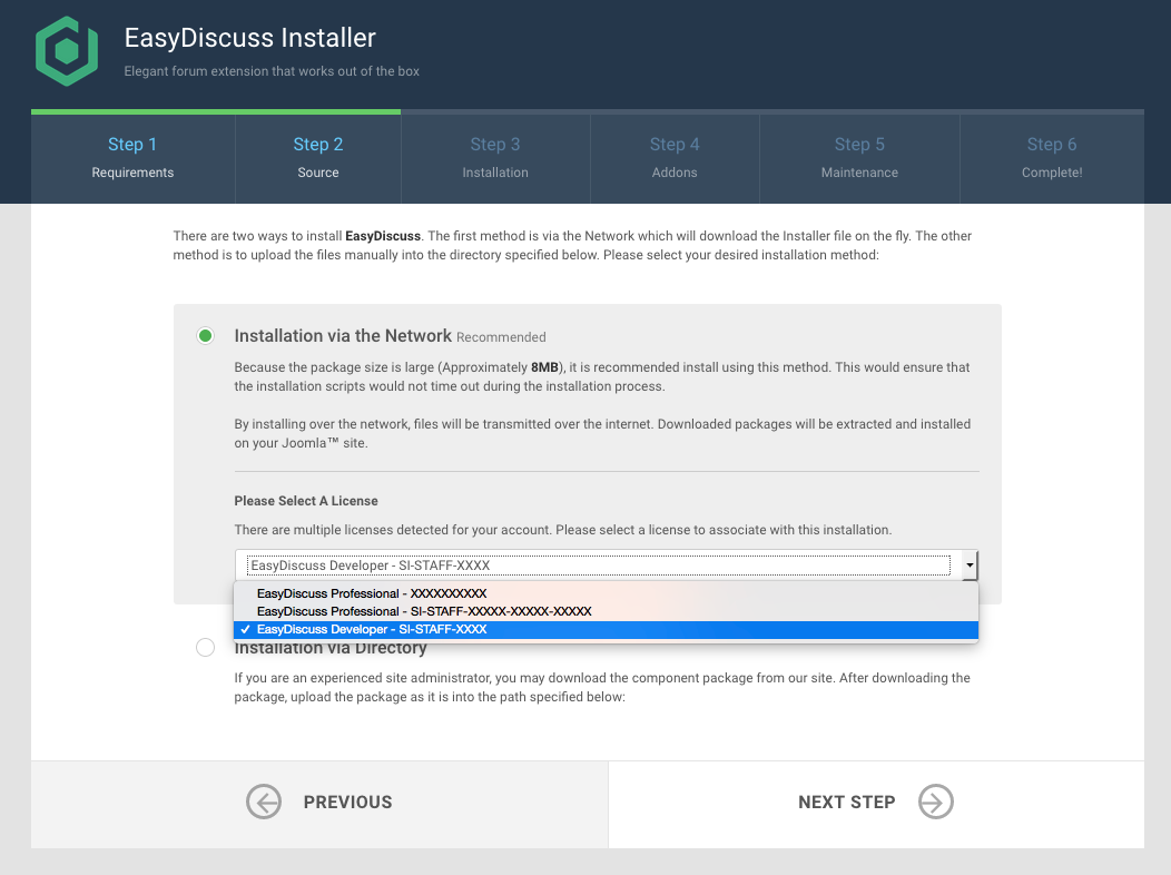Installing EasyDiscuss
