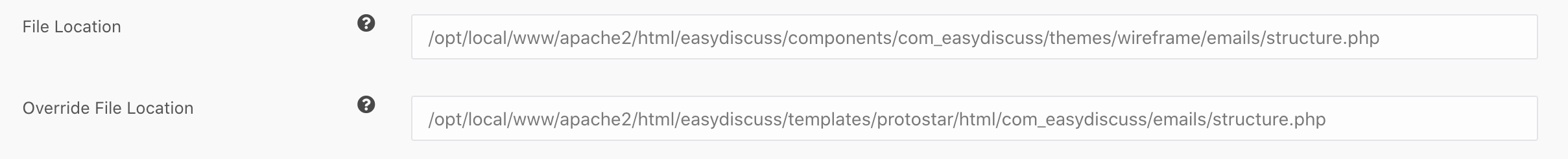 Editing Email Template