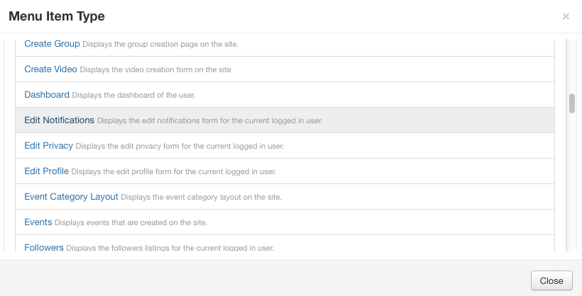 Edit Notification