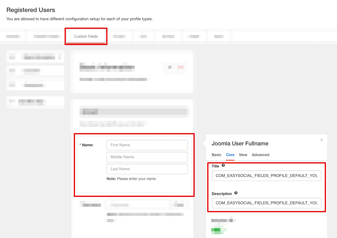 Translating Profile Custom Fields