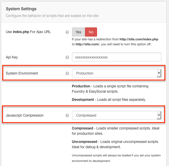 EasySocial Errors Messages