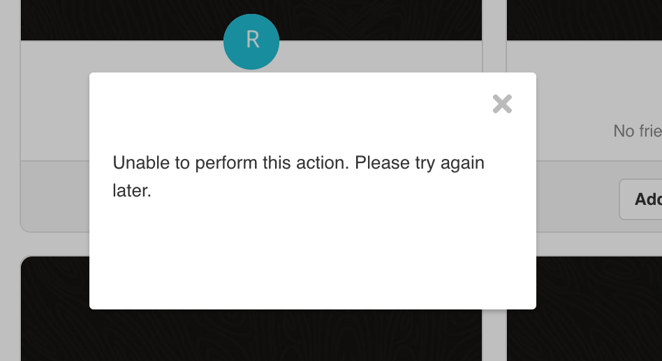 EasySocial Errors Messages