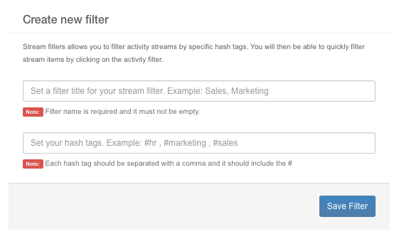 Stream Filter