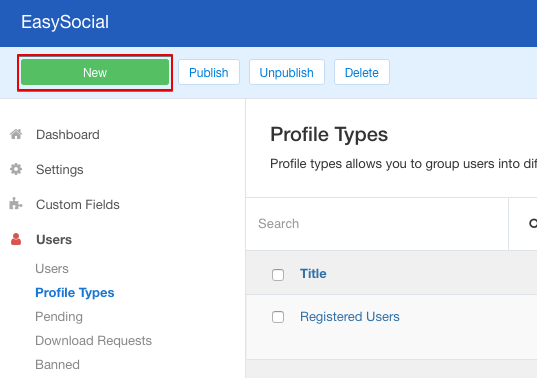 Managing Profiles