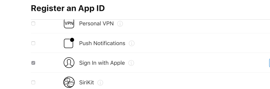 EasySocial Apple App Configuration