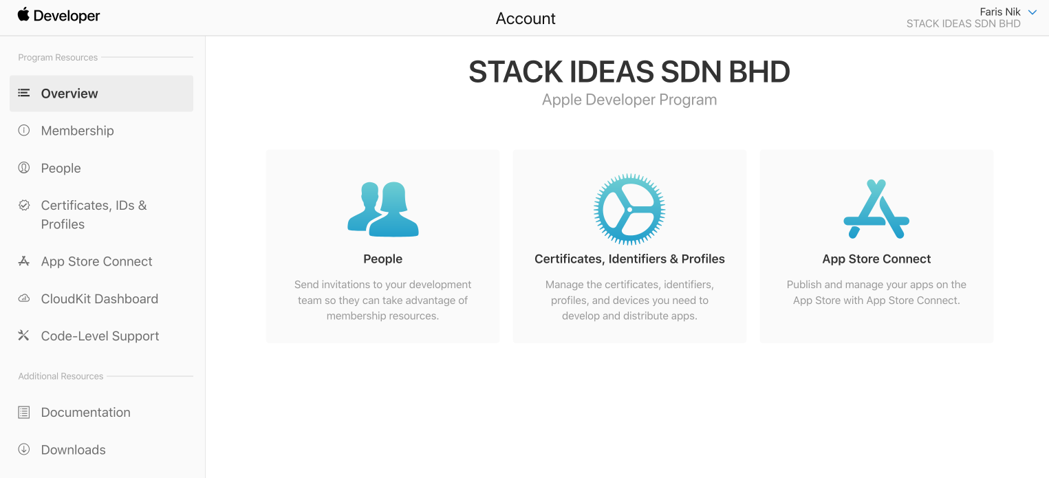 EasySocial Apple App Configuration