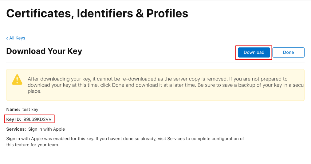 EasySocial Apple App Configuration