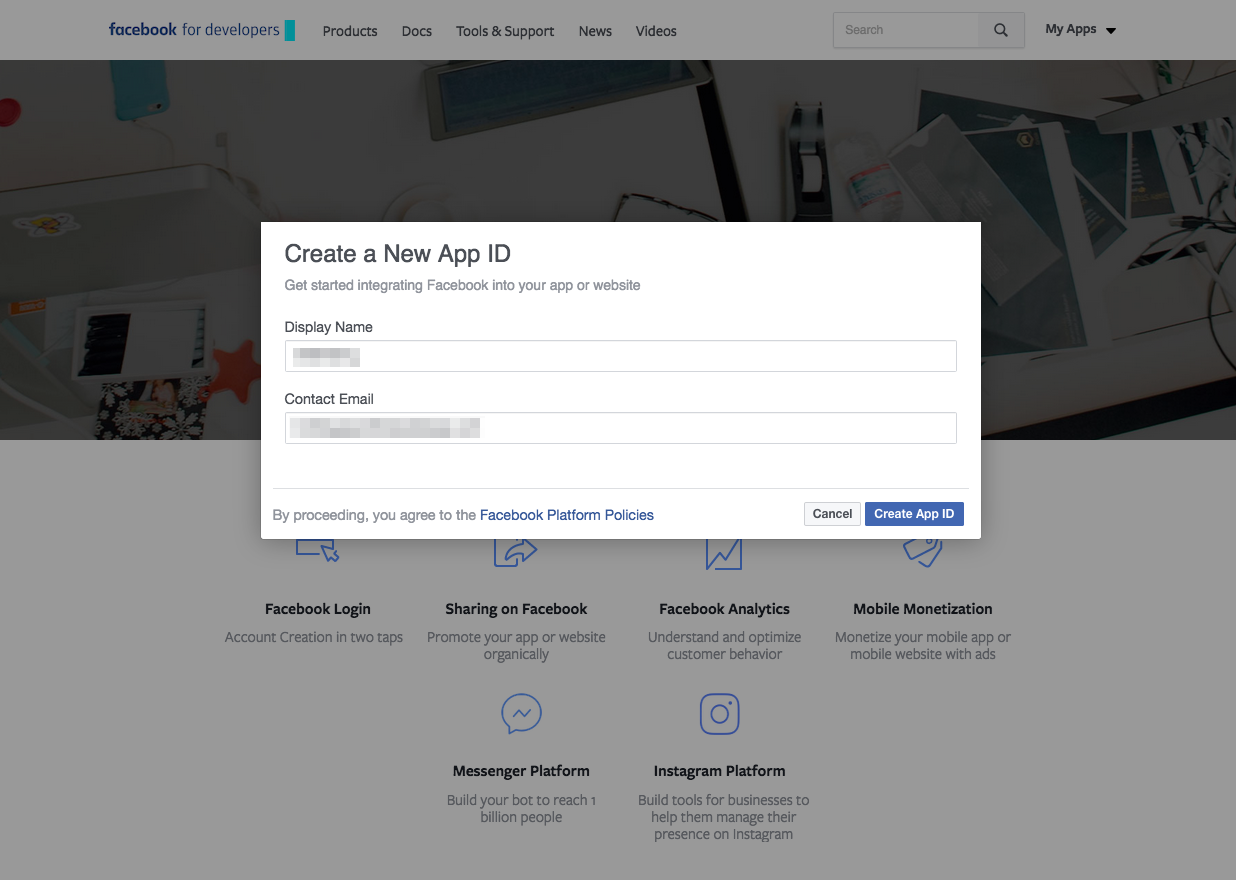 EasySocial Facebook App Configuration