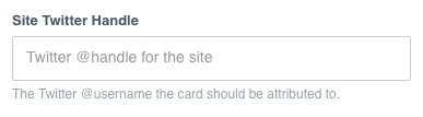 Twitter Configuration