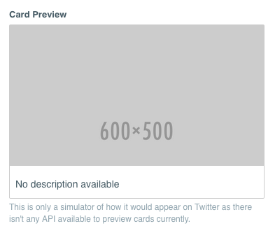 Twitter Configuration