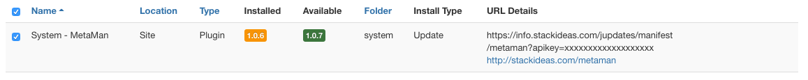 Update