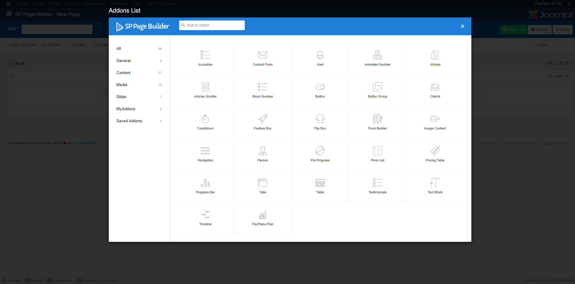 Plan Addon 